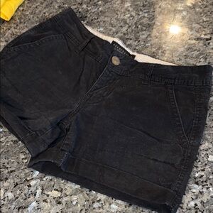 Aeropostale Black Jean Shorts Classic Denim Style
